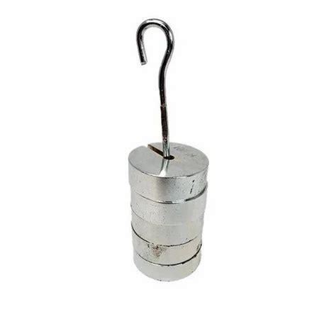 silver slotted weights  hanger  laboratory  piece