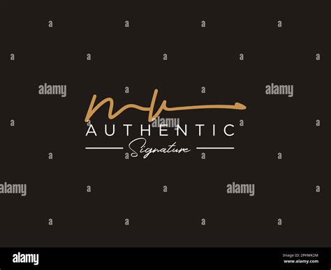 Letter MV Signature Logo Template Vector Stock Vector Image Art Alamy