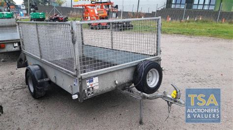 Ifor Williams P8e Trailer With Mesh Sides Ramp Door