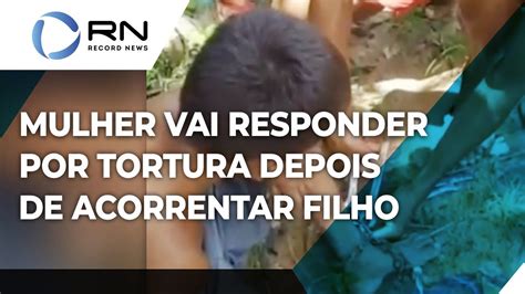 Mulher vai responder por tortura depois de acorrentar o próprio filho