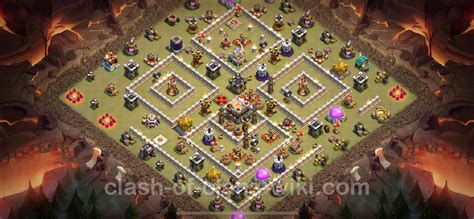 Best Anti 3 Stars War Base Th11 With Link Town Hall Level 11 Cwl Base