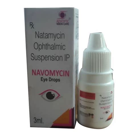 Navomycin Natamycin Ophthalmic Suspension Eye Drop Packaging Size Ml