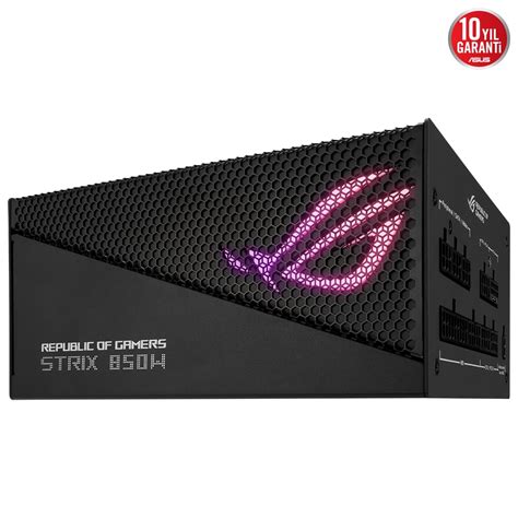 Asus Rog Strix 850g Aura 850w 80 Gold Argb Full Modüler Psu 90ye00p2 B0na00 Gaming Gen Tr