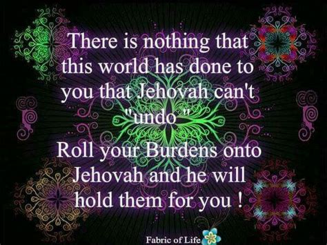 There is nothing that this world has done to you that Jehovah can't ...