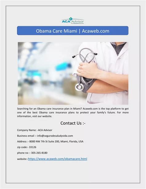 Ppt Obama Care Miami Acaweb Powerpoint Presentation Free