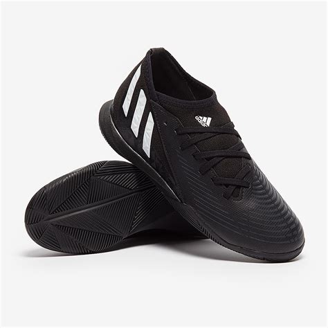 Adidas Enfant Predator Edge In Noir Blanc Rouge Vif Indoor