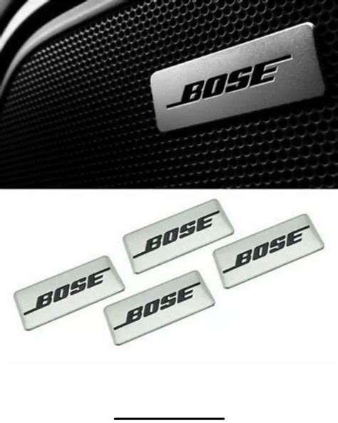 4x Bose Sticker Logo for Aluminum Speakers - Etsy