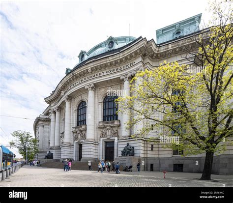 Sofia Bulgaria May 2023 The Exterior Facade Of The Historic Sofia