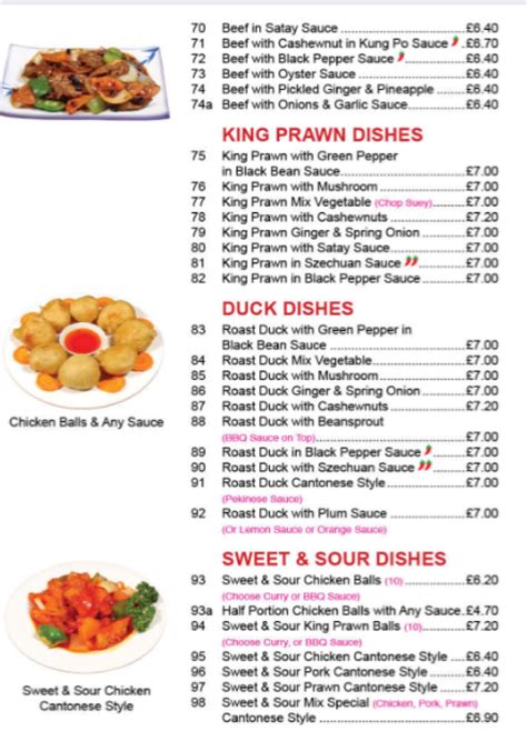 Dragon House Chinese Take Away Bridgends Full Menu Online