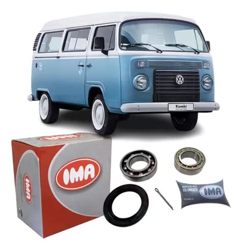 Kit Rolamento Roda Traseira Volkswagen Kombi A Parcelamento