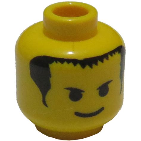Lego Head With Smile Black Eyebrows And Hair 3626 Brick Owl Lego