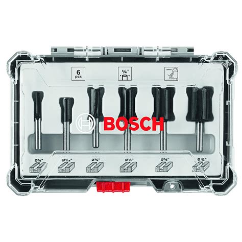 Bosch Lot De Fraises Rainurer Avec Pointe En Carbure Amazon Fr