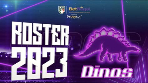 ROSTER DINOS LFA 2023 YouTube