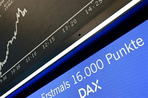 Börse in Frankfurt Dax schwingt sich über 16 000 Punkte Topthemen