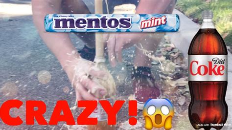 Diet Coke And Mentos Experiment Gone Wrong Youtube