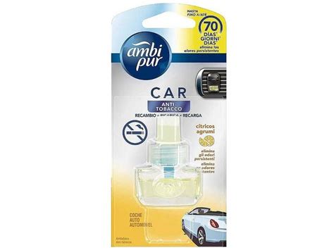 Odświeżacz powietrza Ambi Pur Car Citrus Anti Tobacco Wkład 7ml