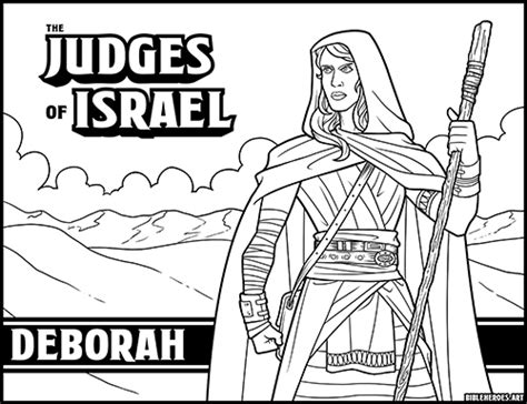 The Judges Of Israel Coloring Page Bundle Pack The Heroes Of The