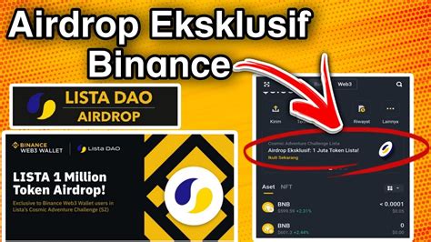 Airdrop LISTA DAO Gratis Wallet Web3 Binance Tugas Misi Mudah Cuman