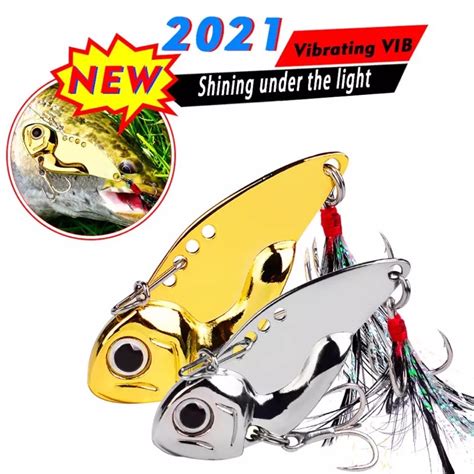 Opa Bh Vib Spoon Fishing Lure Gewang Sebarau G G Metal Spinner