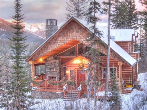 Log Cabin House Vacation Rental In Whitefish Montana