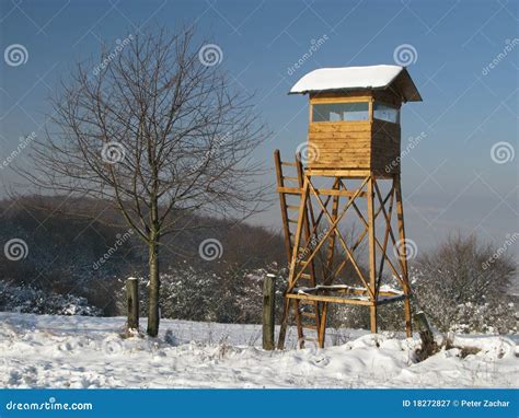 Hunting Still Hunt Tower Stock Image Image Of Country