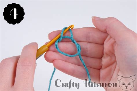 How To Crochet A Magic Ring Left Handed Crafty Kitsurou