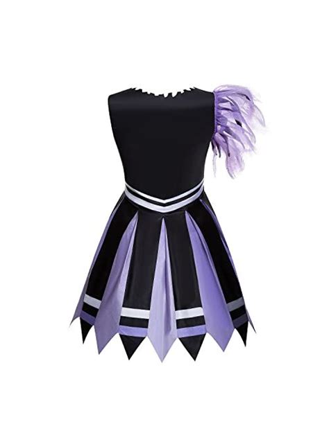 Buy Colorful House Zombie Cheerleader Costume Halloweenskeleton Glow