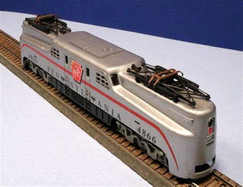 Ho Scale Prr Pennsylvania Powered Silver Gg 1 Electric Engine 4866