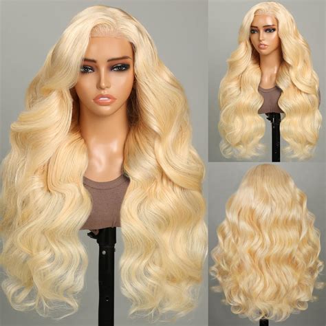 Amazon Ownmehair 613 Lace Front Wig Human Hair 220 Density 6x5