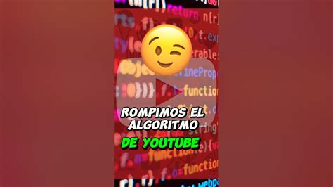 Como Romper El Algoritmo De Youtube 😉 1million Youtube