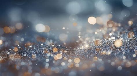 Premium Photo | Metallic silver glitter background