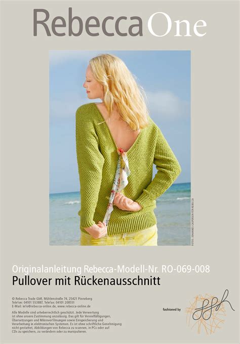 Strickanleitungen Aus Rebecca Heft Nr 69 Online Kaufen Rebecca