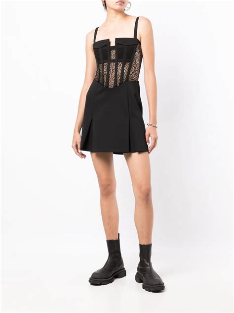 Dion Lee Lace Corset Mini Dress Farfetch