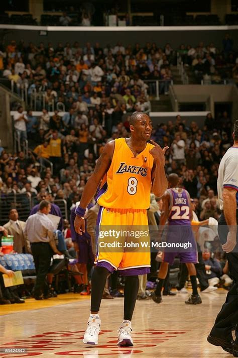 Los Angeles Lakers Kobe Bryant Upset During Game Vs Phoenix Suns Los