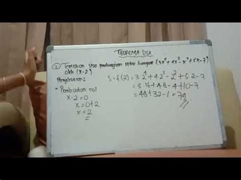 Polinomial Teorema Sisa Dan Teorema Faktor YouTube