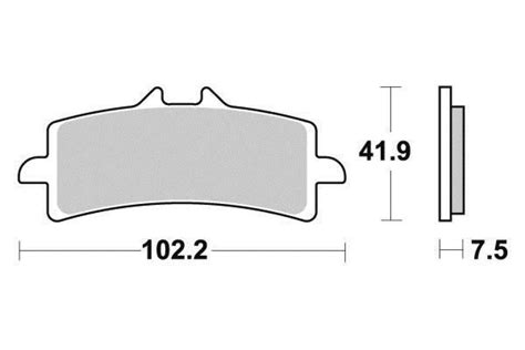 Plaquette De Frein Ferodo Pour Moto Triumph Speed Triple Rs