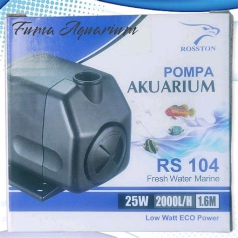 Jual ROSSTON RS 104 Pompa Celup Filter Kolam Aquarium Hidroponik Low