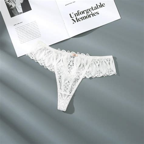 Calcinha Feminina De Renda Sexy Lingerie T Back G String Multicolor Shopee Brasil