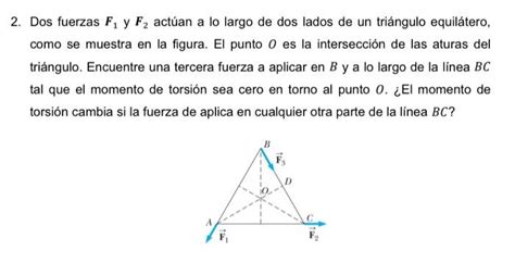 Solved 2 Dos Fuerzas F1 Y F2 Actúan A Lo Largo De Dos Lados