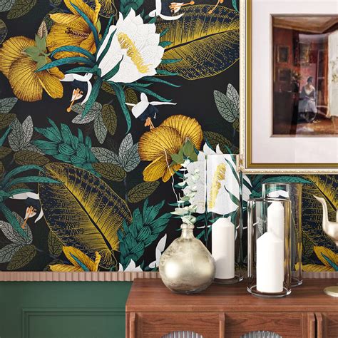 Transform Your Space with Vintage Tropical Wallpaper