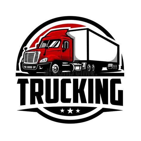 18 Wheeler Silhouette Logo Stock Illustrations – 42 18 Wheeler ...