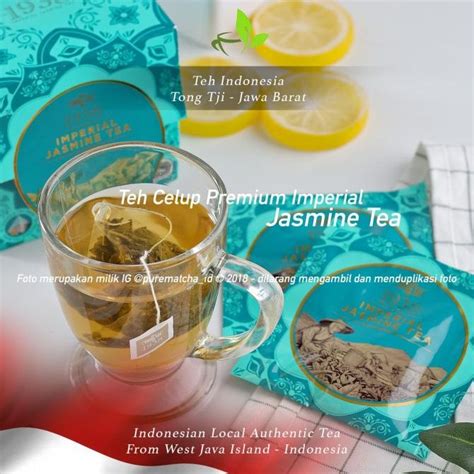 Jual Tong Tji Imperial Jasmine Tea BOX 15 Pyramid Tea Bag Teh Celup