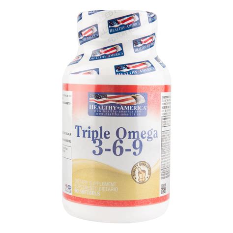 Triple Omega 3 6 9 X 60 Capsulas Blandas Droguerías Pasteur