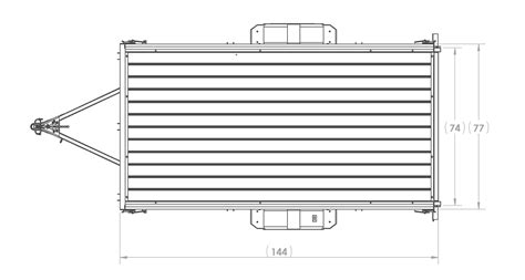 6x12ft Steel Utility Trailer Karavan Trailers