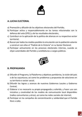 Cartilla para organizar Comités de Base del FMLN pdf