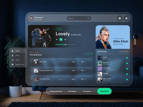 🥽apple Vision Pro Music Player Spatial Ui🎶 Behance