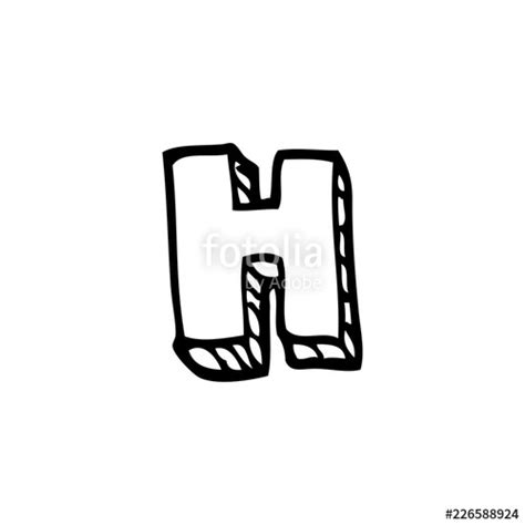 Letter H Drawing Free Download On Clipartmag