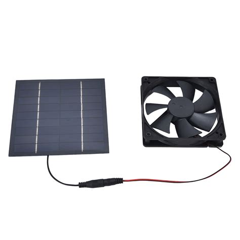 2024 Solar Powered Exhaust Fan 10w Single Fan Waterproof Solar Panel Fan Kit For Chicken Coops