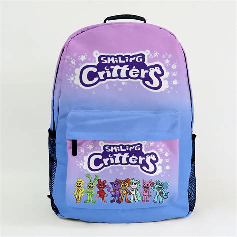 Smiling Critters Catnap Backpacks Kids Teenagers Schoolbags Casual