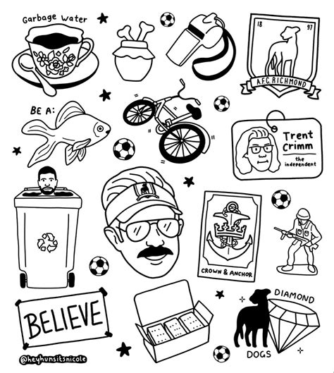 Ted Lasso Tattoo Flash Heyhunsitsnicole Movie Tattoo Movie Tattoos Believe Tattoos